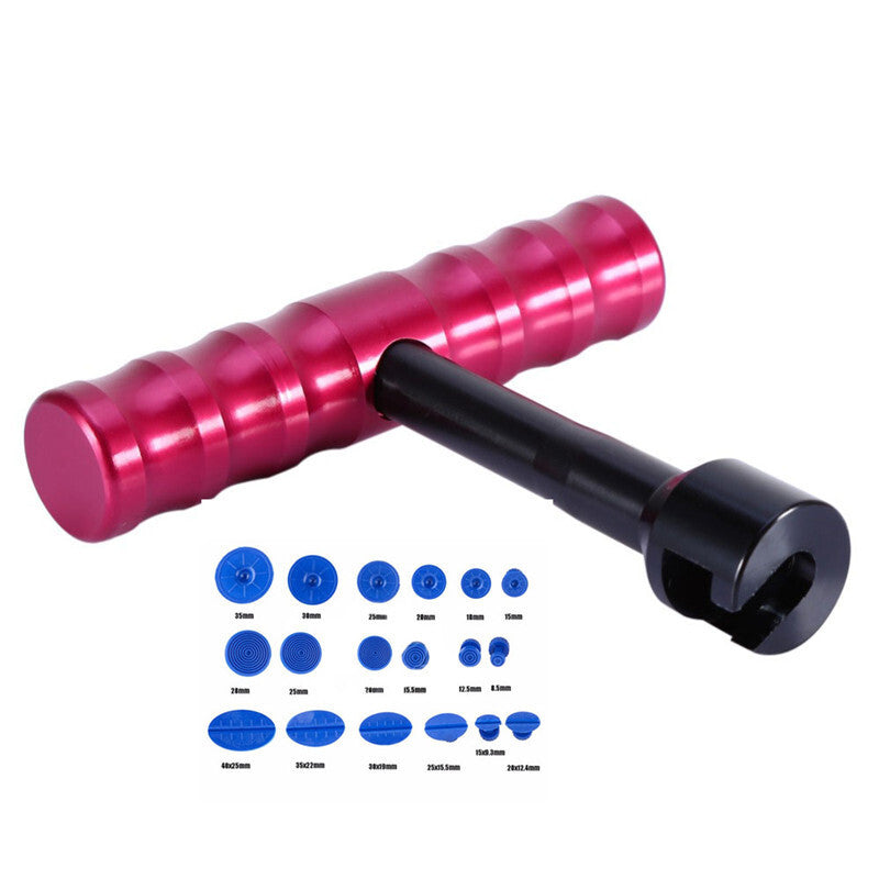 Universal Dent Puller T Plastic Suction Cup Car Body Repair Suction Metal Tool