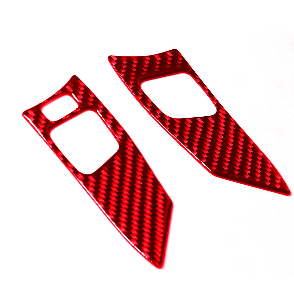 Red Carbon Fiber Steering Wheel Trim Cover for Lexus IS250 350 2006-2012 TypeA
