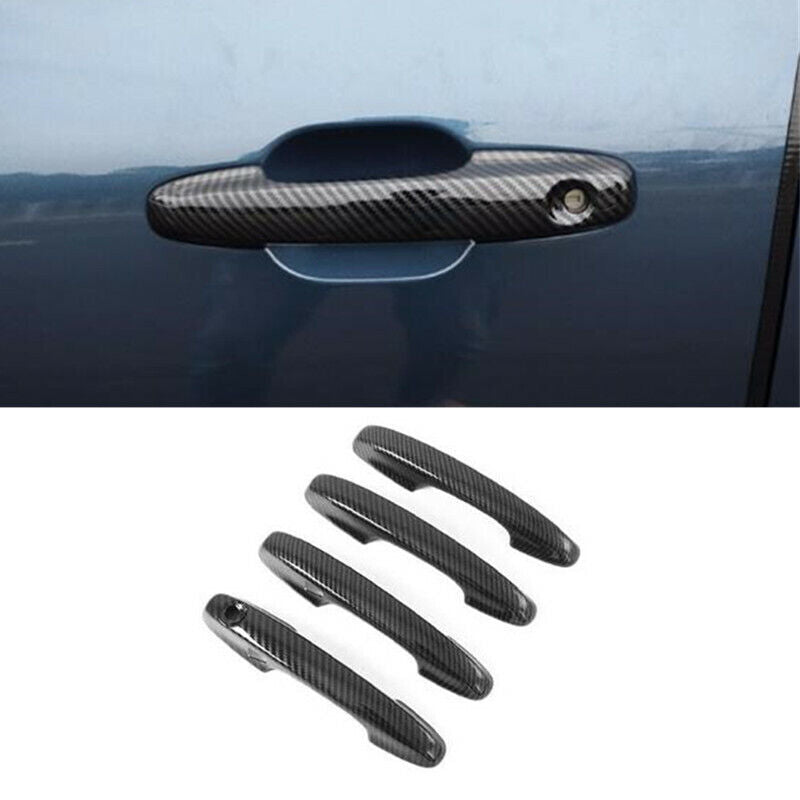 Fit  for ford  Escape 2020 2021 Carbon Fiber 4PCS Exterior Door Handle Cover Trim