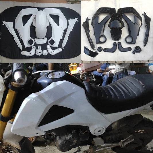 Motorcyle Plastic Body Kit Fairing Fender Side Cover for Honda Grom MSX125 SF
