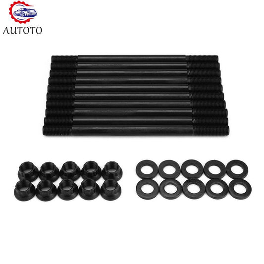 Cylinder Head Stud Kit Fit For EVO8 EVO9 Eclipse 94-up 4G63 7-bolt 207-4203 11mm