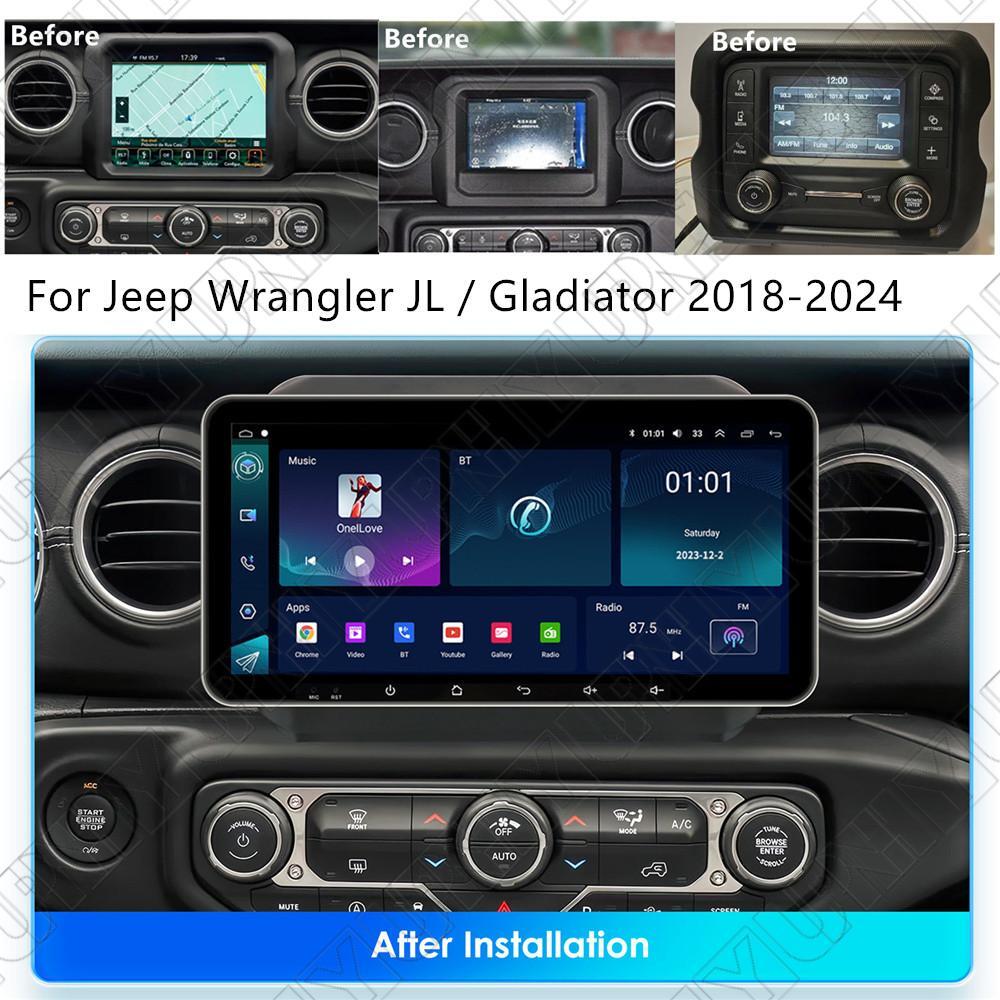 10.33 For 2018-24 for Jeep for Wrangler JL Gladiator 2+32G Stereo Radio GPS Wifi Player