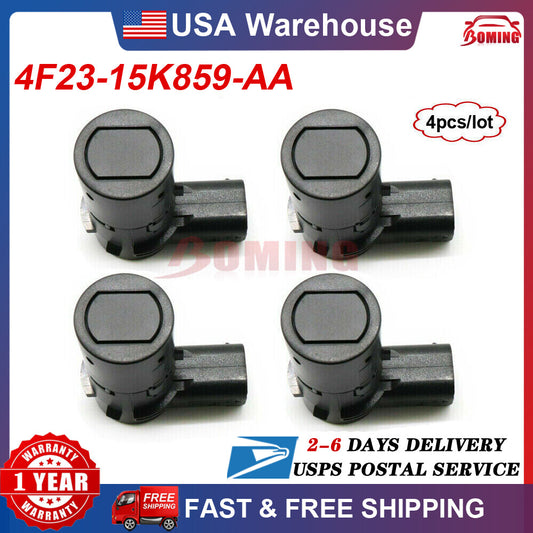 4pcs New 4F23-15K859-AA Reverse Backup PDC Parking Sensors for Ford F150 F250