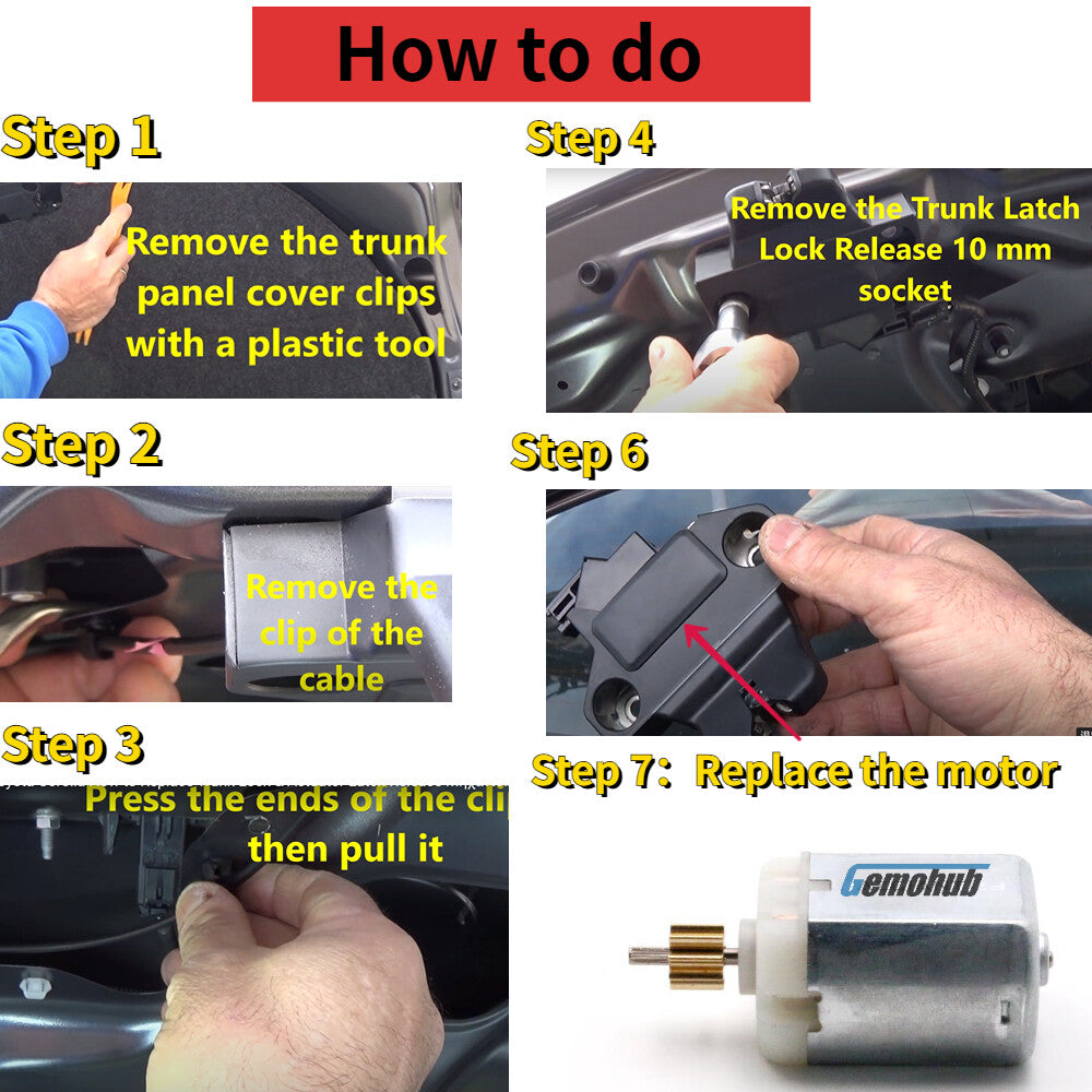 Power Trunk Lock Latch motor For 2012-2020 for Mercedes-Benz Vito W447
