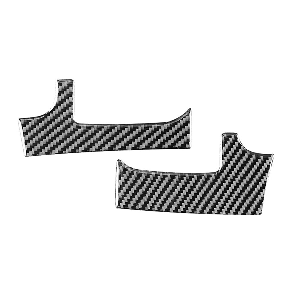 Dashboard Air Outlet Cover Trim for Toyota Tundra 2014-21 Carbon Fiber RHD Black
