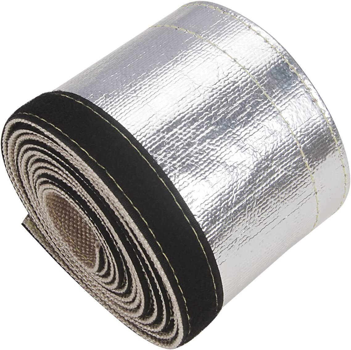 1/2 inch x 10 ft thermal shroud, aluminized thermal insulation shroud, fuel line heat sink