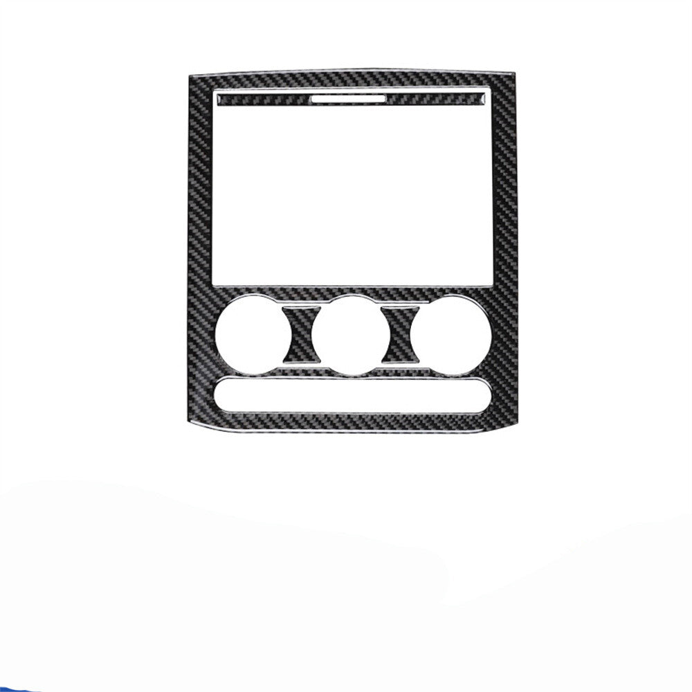 4Pcs Carbon Fiber Inner Center Control Panel Trim Cover for Ford F150 2004-2008