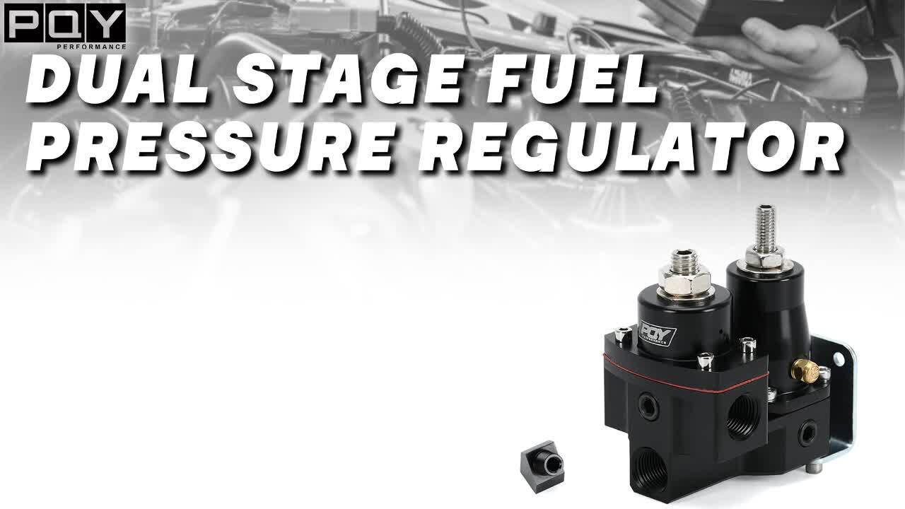 Universal EFI to Carb Dual Stage Fuel Pressure Regulator Kit 3/8 NPT 5-9 PSI
