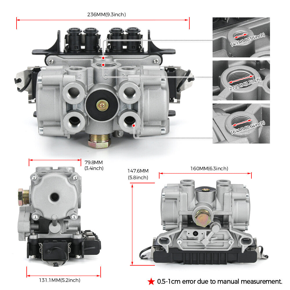 ABS ECU Valve Assy S4005001030 for Volvo for Mack Meritor Wabco Trailer 4005001030
