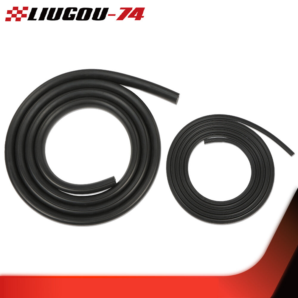 Rear window weatherstrip sealed black for 1942-66 for Chevrolet for GMC pickup