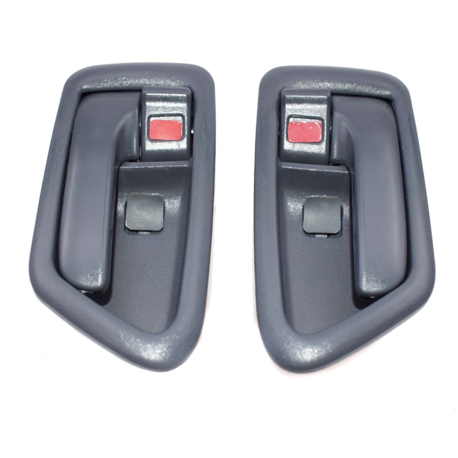 2Pcs Left Right Inside Door Handle Driver Passenger Side for Toyota for Camry Gray