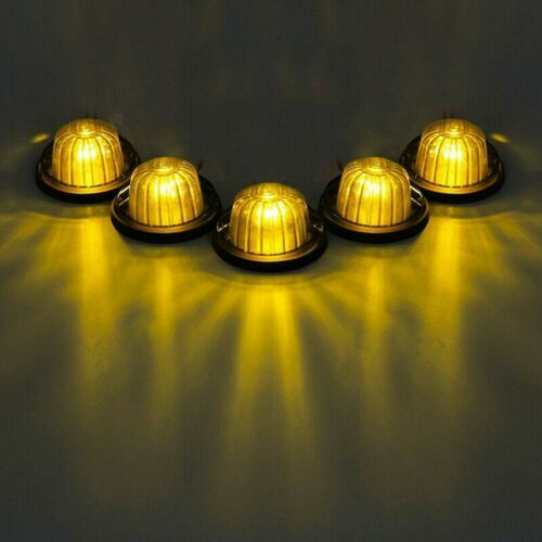 New 5-piece smoked lens cab roof marking running LED light for Chevrolet for GMC C/K Series
