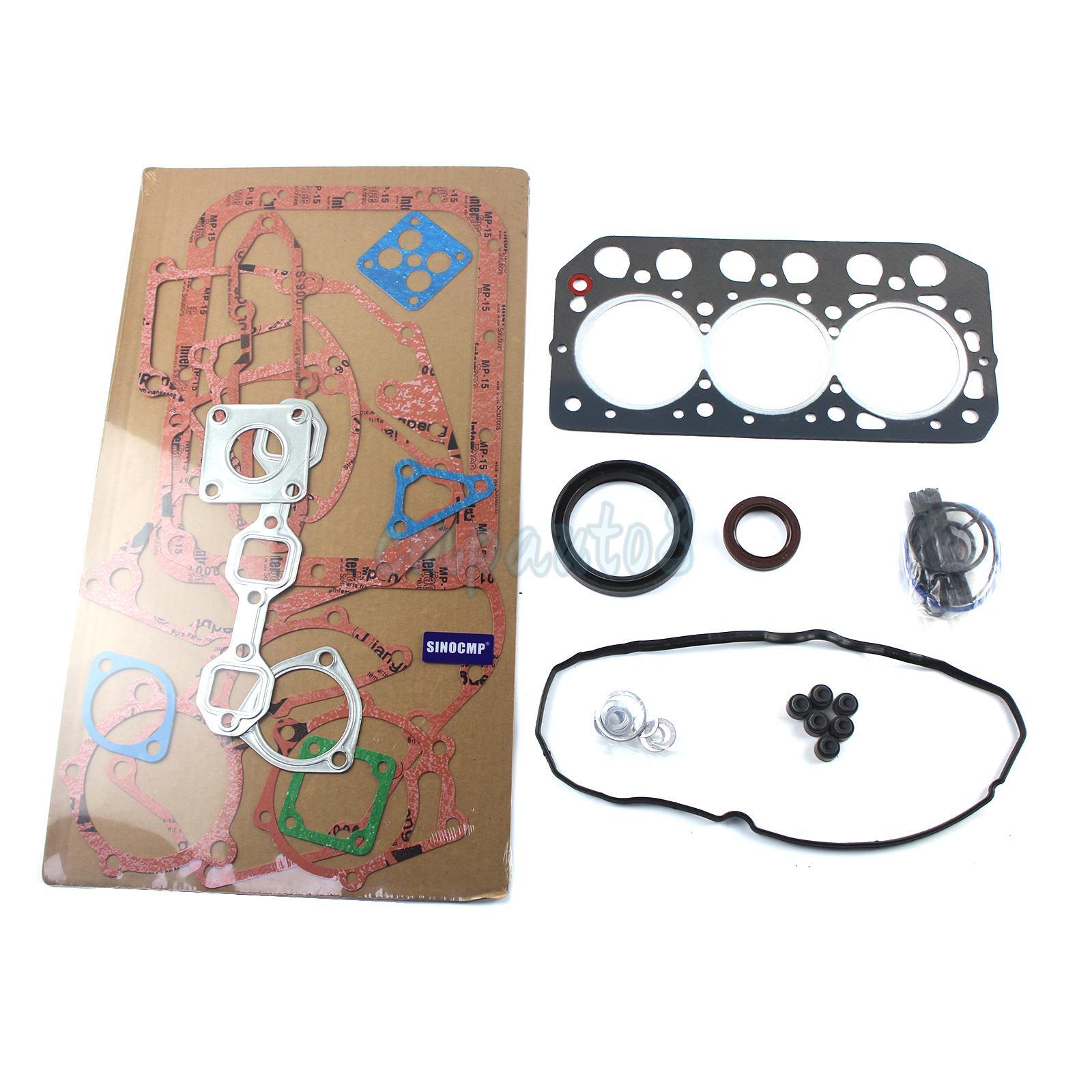 for Mitsubishi S3L S3L2 Engine Rebuild Kit Piston Liner Gasket Valves Bearings