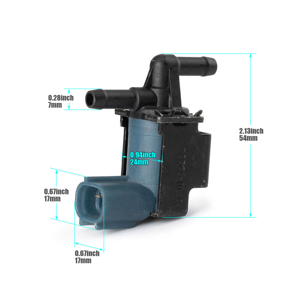 One-piece vacuum VSV switch valve 90910-12250 suitable for Toyota Tacoma 2.4, 2.7, and 3.4L.