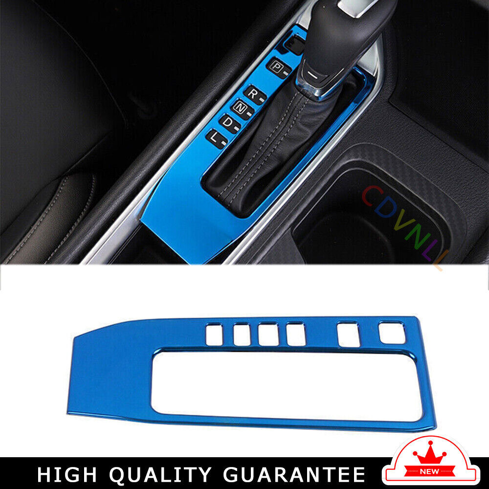 Car Console Gear Shift Frame Cover Trim for Nissan Sentra 2020-22 Blue Titanium