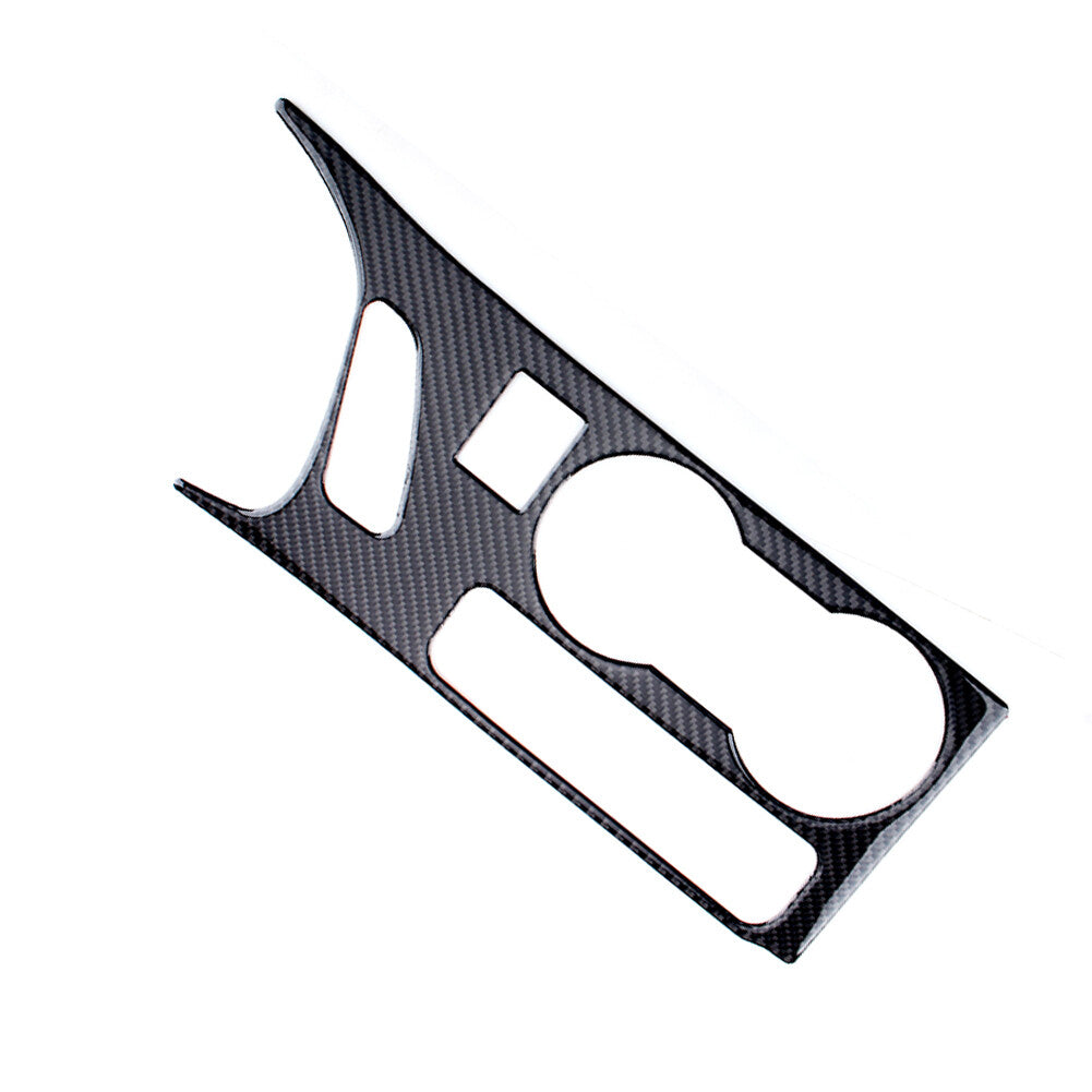 Carbon Fiber Interior Water Cup Panel Cover Trim for Toyota for Corolla 2014-2018