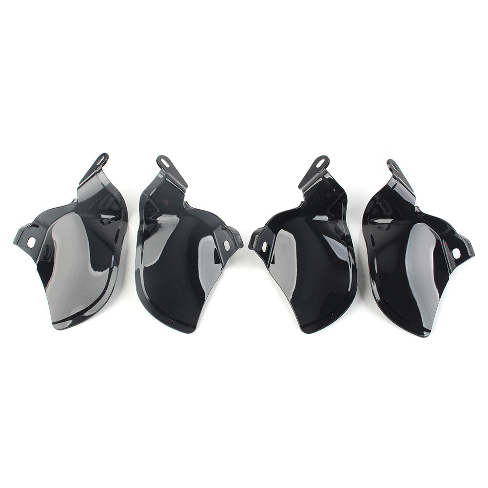 Reflective Smoke Saddle Shield Air Heat Deflector for Harley Softail 2018-23