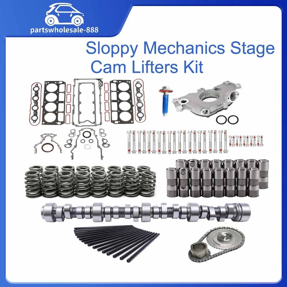 12499225 Sloppy Mechanics Stage Cam Lifters Kit for GM 4.8 5.3 6.0