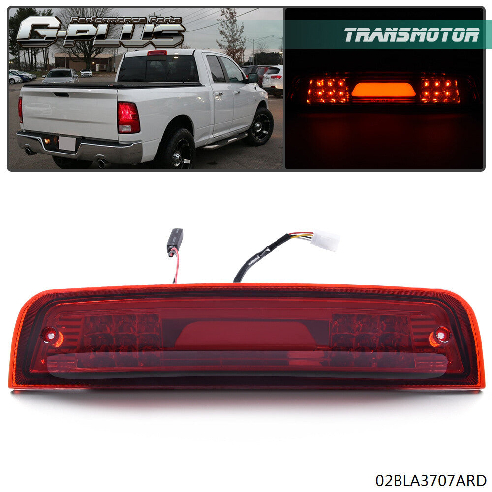 new, suitable for 2009-2017 1500 2500 3500 rpm, red LED, third brake light and cargo light.