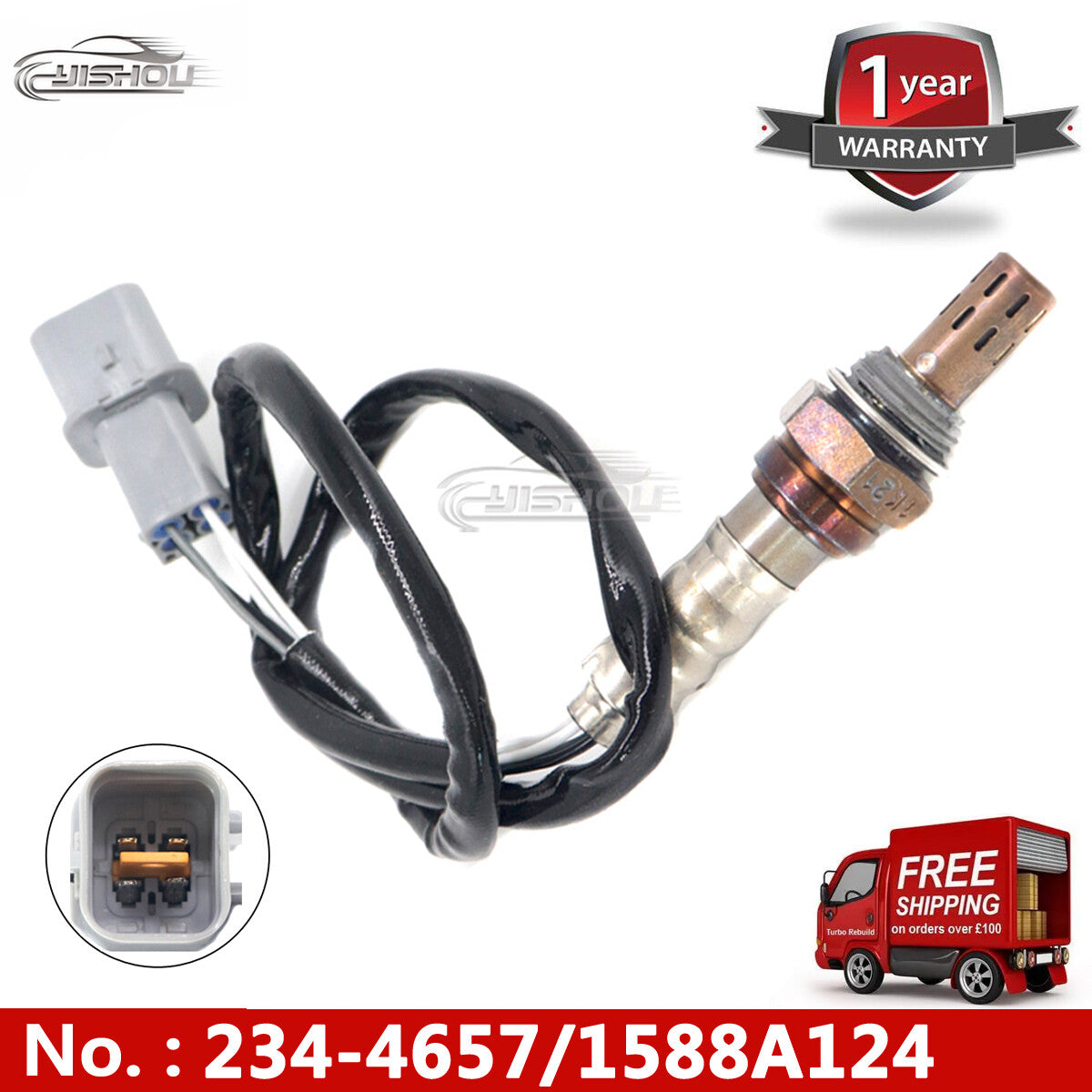 Downstream 234-4657 oxygen sensor suitable for Mitsubishi Montero Sport (1995-2004).