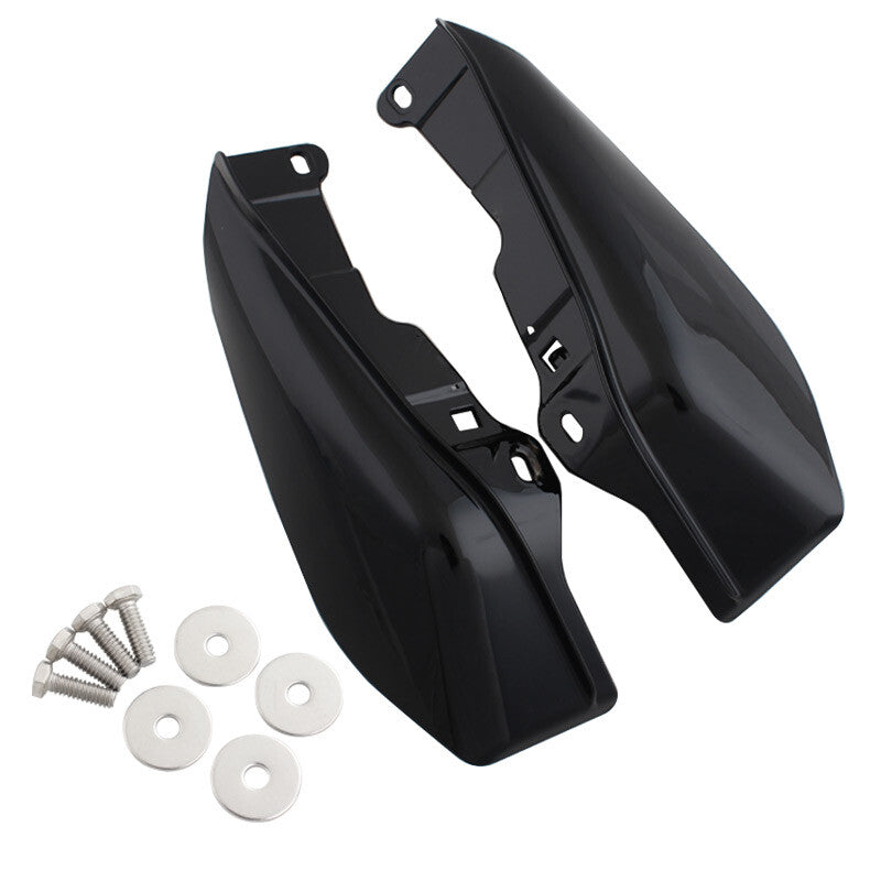 Black Mid-Frame Air Deflector Heat Shield for Harley Touring Street Glide 09-16