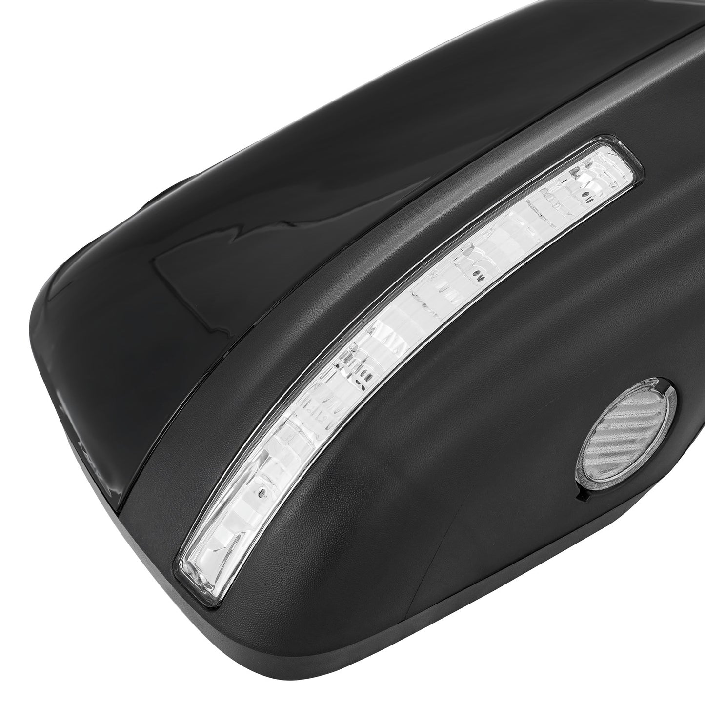 Right-side mirror compatible with 2011-2015 for Ford Explorer with memory power folding BSM 13-line.