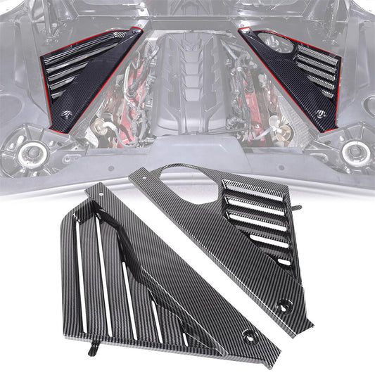 LH+RH Engine Bay Panel Cover for Corvette C8 Stingray Z06 E-Ray Coupe 2020-2024