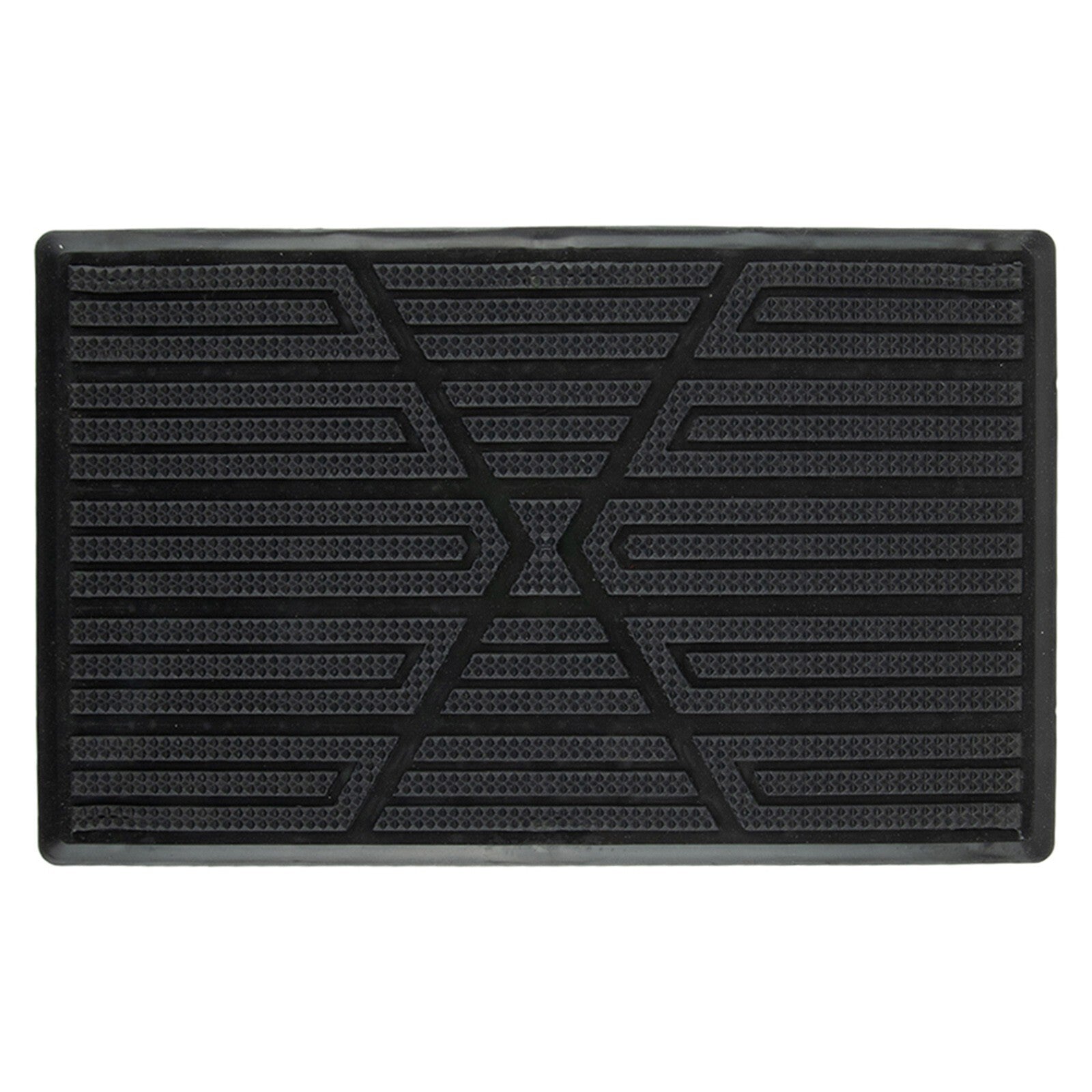 Black PVC car floor mats, heel pads, pedal covers, extra grip