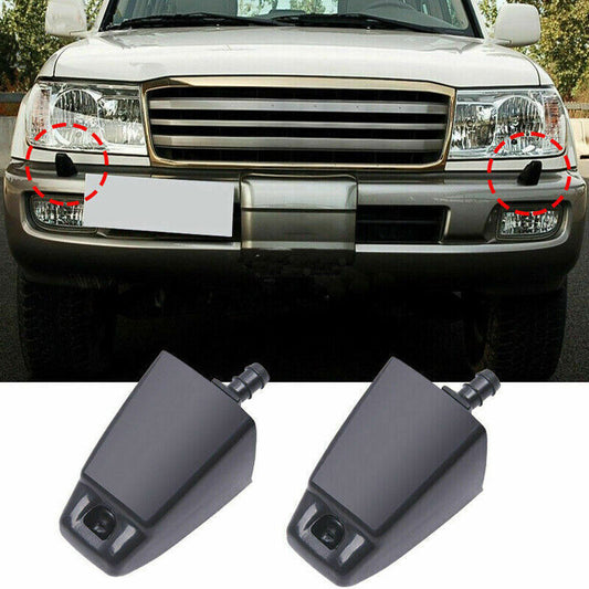 for Toyota for LAND CRUISER 100 Series 1998-2007 OE Front Bumper Headlamp Washer 2PC