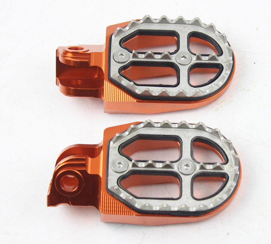 Orange CNC Foot Pegs for KTM SX SXF EXC 125 250 300 450 520 525 600 990 Bike Peg