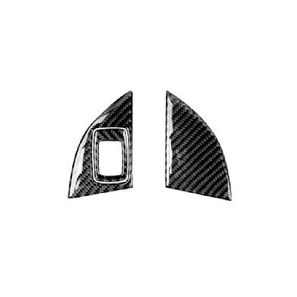 3Pcs Carbon Fiber Interior Trunk Release Cover Trim for BMW X1 F48 2016-2018