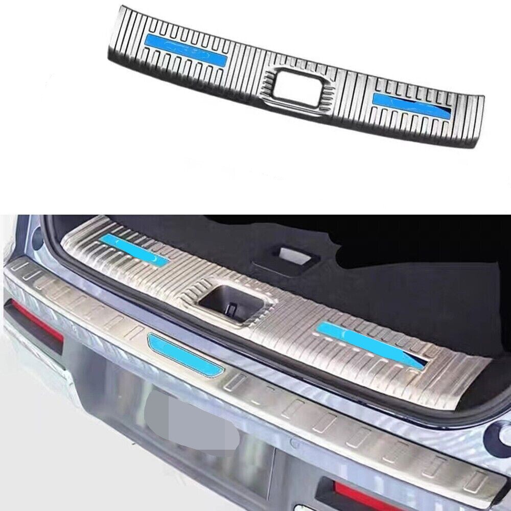 Silver Rear Bumper Inner Trunk Sill Cover Protector for Infiniti QX60 2022-2024