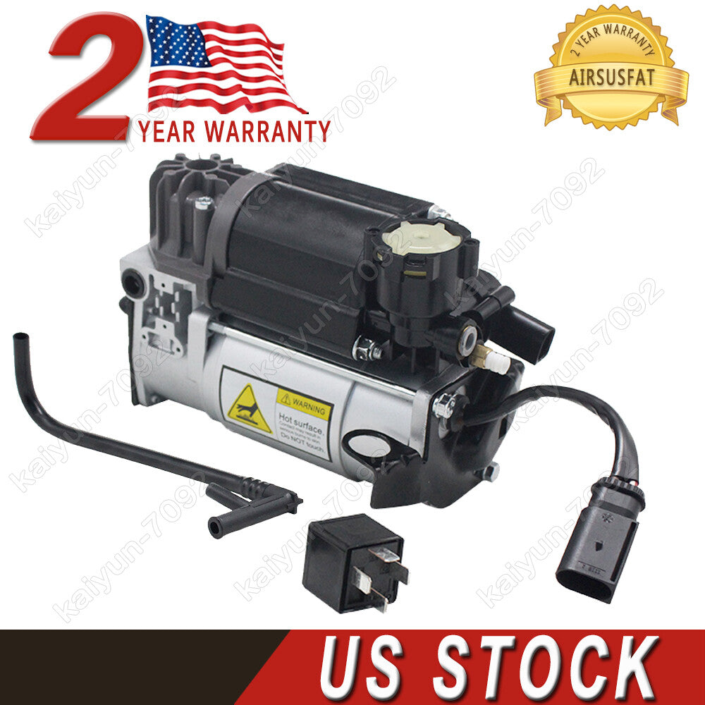 Air Suspension Compressor Pump W/Pipe Relay for Mercedes W220 W211 W219 Airmatic