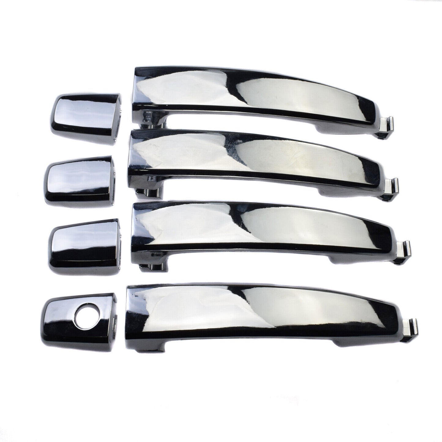 for Chevrolet Aveo 2007-2009 1.6L I4 Chrome Exterior Outer Door Handles 4PCS Set