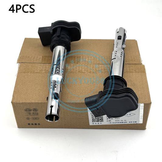 4x New Ignition Coils 07K905715G for VW GLi for Passat for Audi Q5 A4 1.8T 2.0T