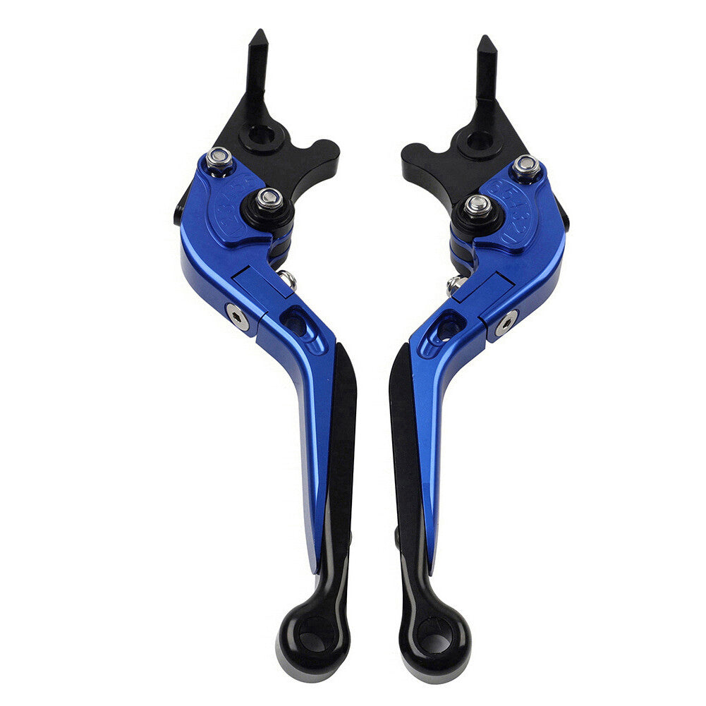 CNC Folding Extendable Brake Clutch Levers for Honda CBR125R CBR150R Blue