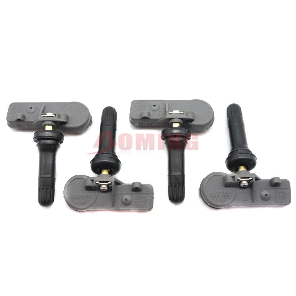 4-pack of new tire pressure monitoring sensors, model 84413350, suitable for Buick , for Cadillac , for Chevrolet , and for GMC .