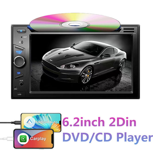 6.2in Car Radio DVD Stereo Touch Screen Multimedia Player Wince For Carplay Navi