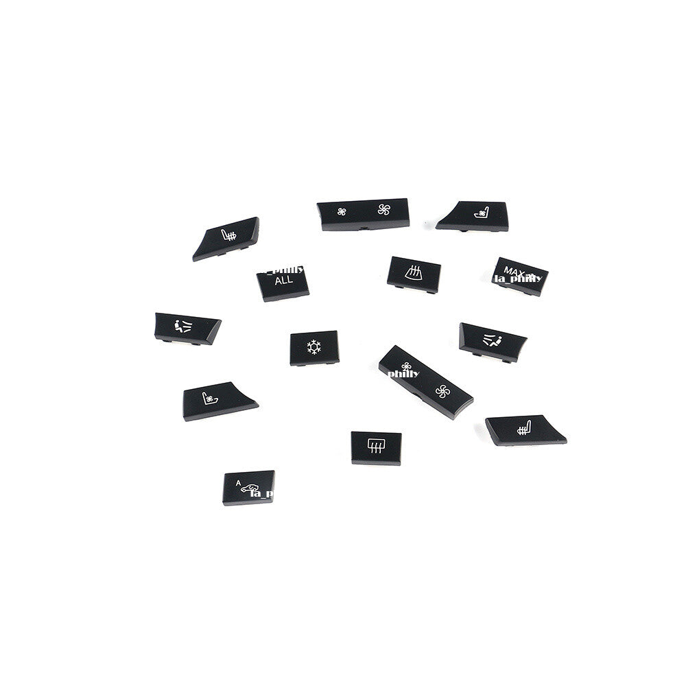14 Button Key Caps Repair Kit A/C Heater Switch for BMW F07 F10 F11 F01