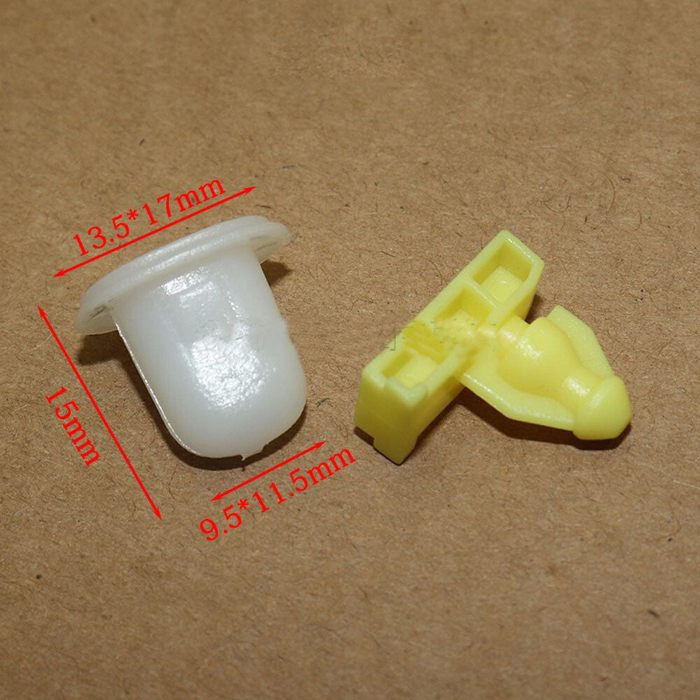 5 Car Wheel Arch Eyebrow Trim Wing Surround Retainer Clips for Nissan