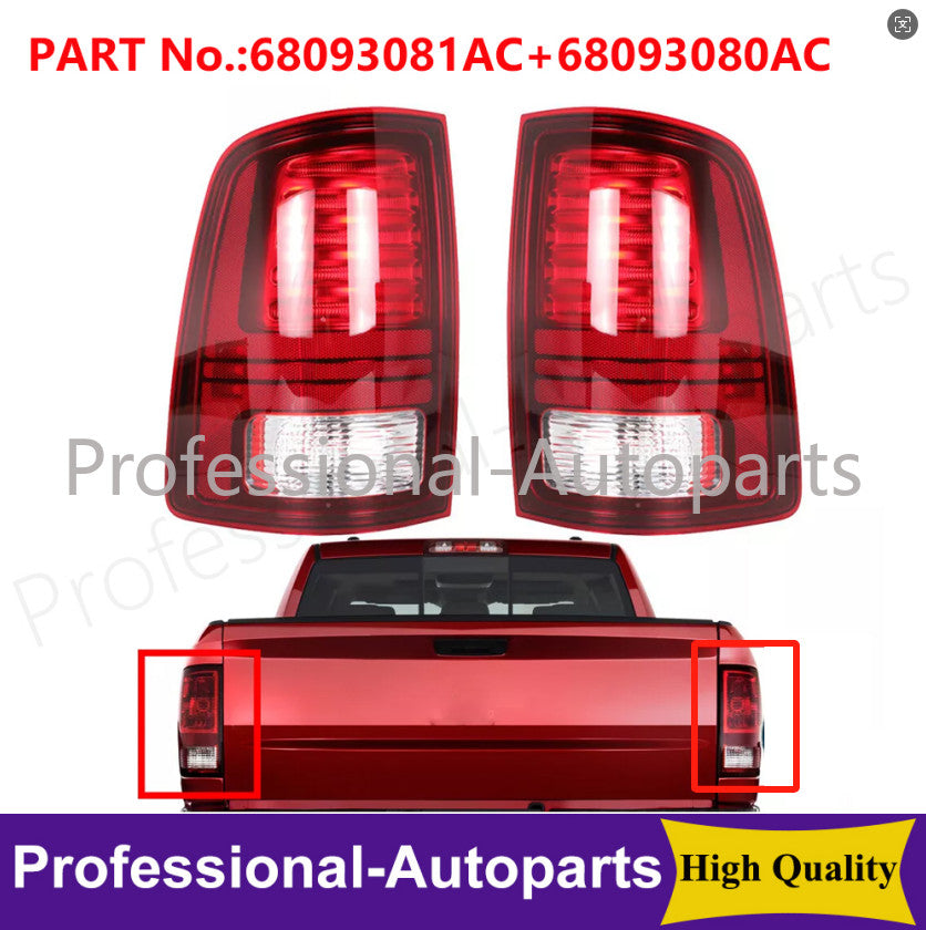 One pair of rear left and right taillight assemblies are suitable for 2013-2016 RX 1500, RX 2500, RX 3500
