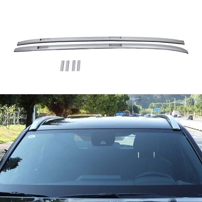 20-24 for Toyota Highlander Chrome Roof Rail Rack Side Rail Bar Luggage Carrier