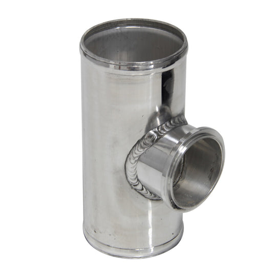 Universal 50mm V-band BOV Flange 2.75 Tube Pipe Blow off Valve Turbo Silver