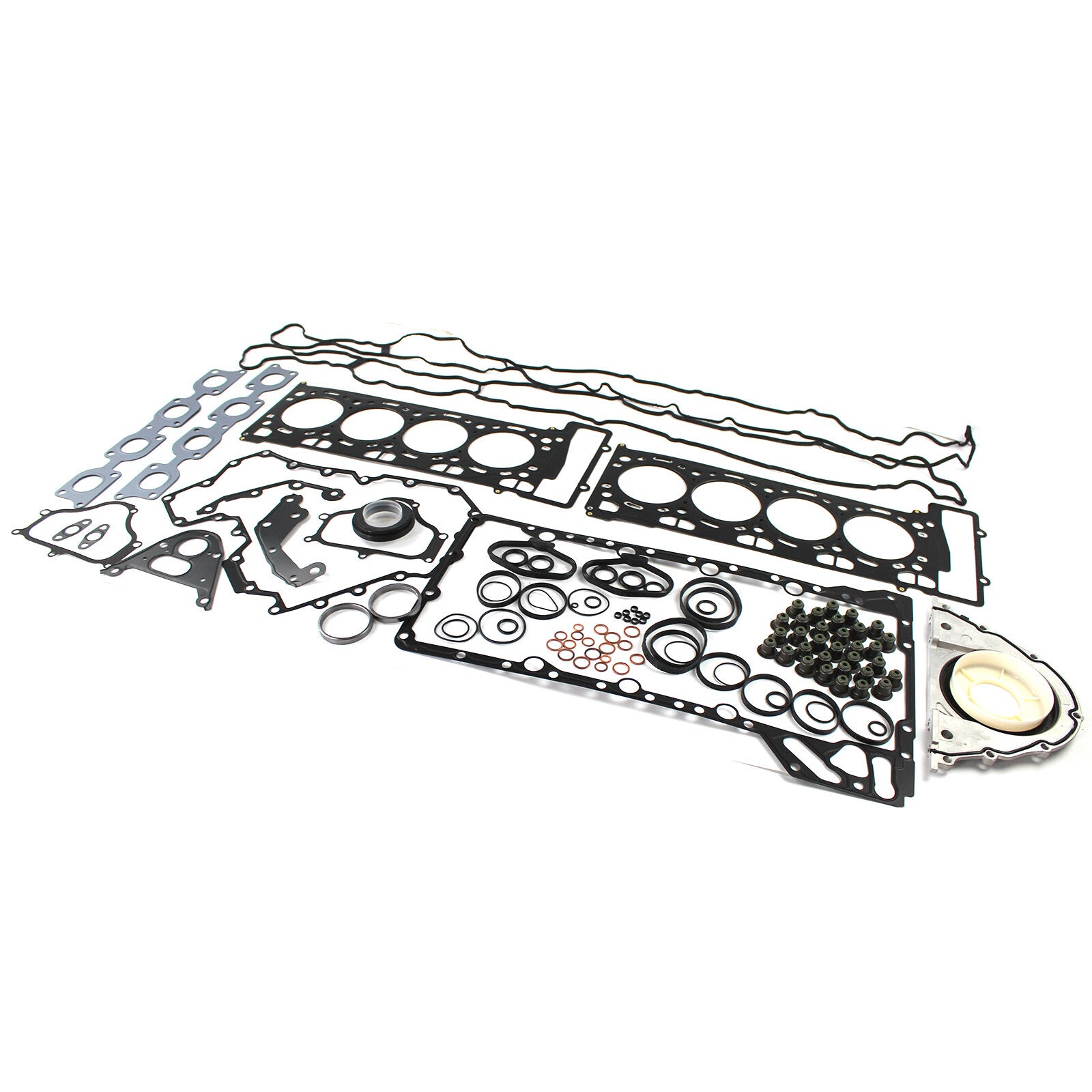 N63 Engine Overhaul Rebuild Kit - Timing Chain Kit Pistons Rings Set for BMW