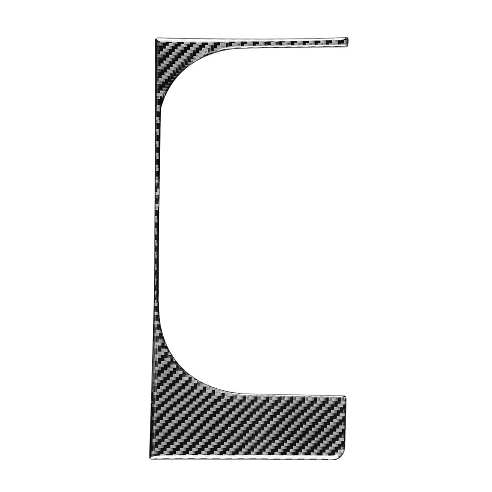 for Toyota Tundra 2014-21 Black RHD Carbon Center Console Water Cup Holder Cover