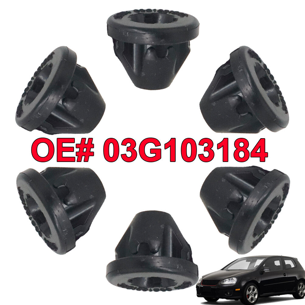Car Engine Cover Grommet Rubber for VW for Skoda for Audi for Seat OE# 03G103184 6 PCS