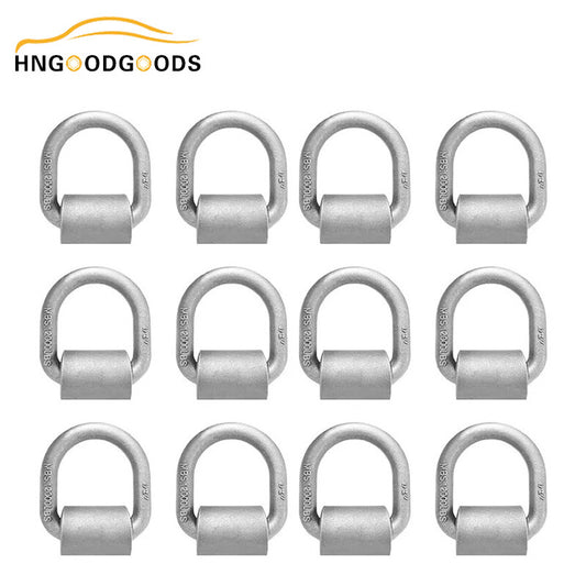 12-piece welded heavy-duty trailer truck D-ring anchor 1/2 forged D-ring