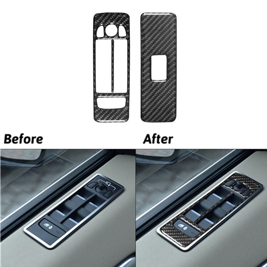 Carbon Fiber Driver Window Lift Control for Land Rover Discovery Sport 2015-2019