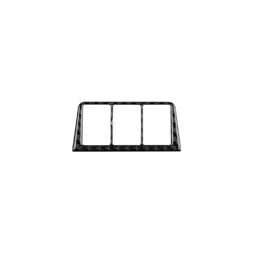 Carbon fiber headlight switch button decorative protective cover suitable for Toyota RAV4 2006-11