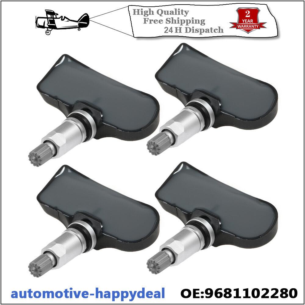 4X TPMS Sensor for Citroen C4 C5 C6 C8 for Peugeot 1007 207 307 407 508 607 807